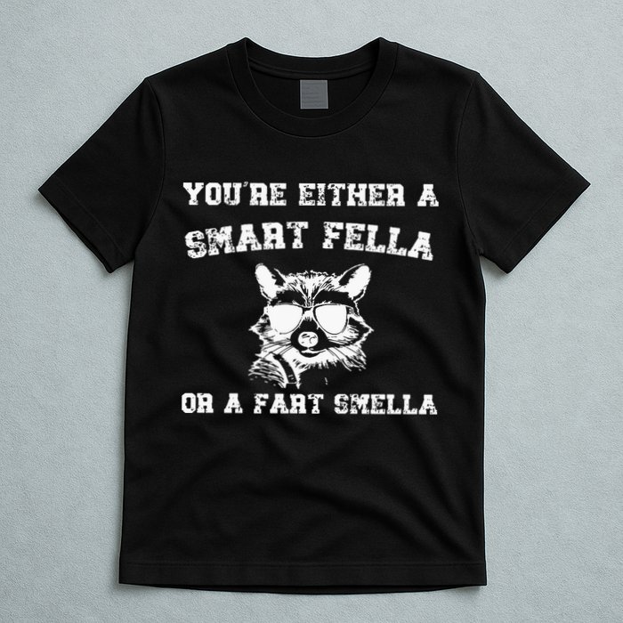 Are You A Smart Fella Or Fart Smella Retro Cartoon T-Shirt