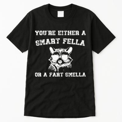 Are You A Smart Fella Or Fart Smella Retro Cartoon Tall T-Shirt
