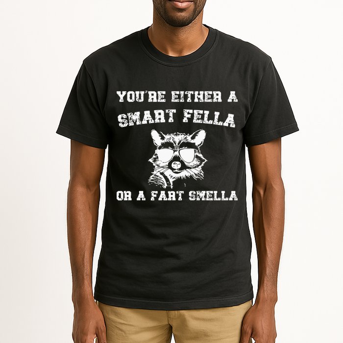 Are You A Smart Fella Or Fart Smella Retro Cartoon Tall T-Shirt
