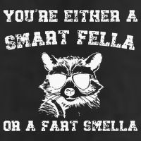 Are You A Smart Fella Or Fart Smella Retro Cartoon Beanie