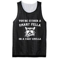 Are You A Smart Fella Or Fart Smella Retro Cartoon Mesh Reversible Basketball Jersey Tank