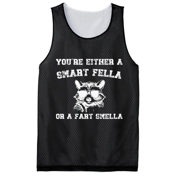 Are You A Smart Fella Or Fart Smella Retro Cartoon Mesh Reversible Basketball Jersey Tank