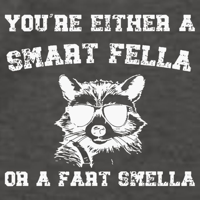 Are You A Smart Fella Or Fart Smella Retro Cartoon Vector Backpack