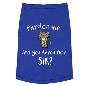 Are You Aaron Purr Sir? Funny Cat Gift Hooded Great Gift Doggie Tank