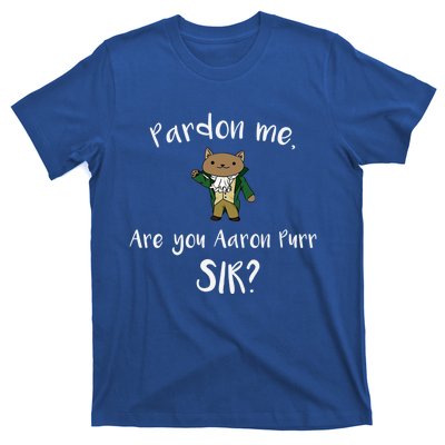 Are You Aaron Purr Sir? Funny Cat Gift Hooded Great Gift T-Shirt