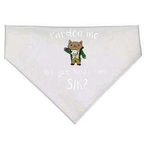 Are You Aaron Purr Sir? Funny Cat Gift Hooded Great Gift USA-Made Doggie Bandana