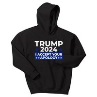 Accept Your Apology 2024 Statement Kids Hoodie