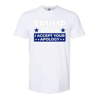 Accept Your Apology 2024 Statement Softstyle® CVC T-Shirt