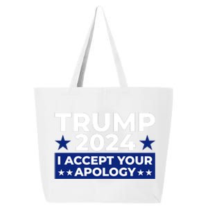 Accept Your Apology 2024 Statement 25L Jumbo Tote