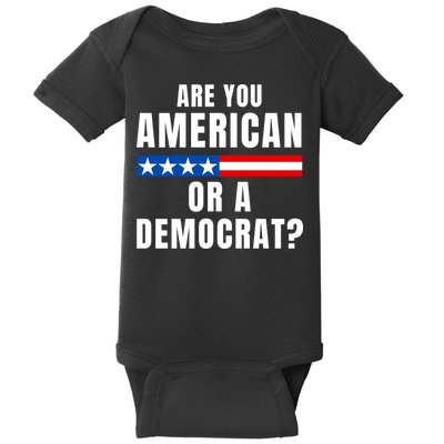 Are You American Or Democrat? Baby Bodysuit