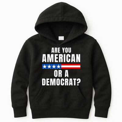 Are You American Or Democrat? Kids Hoodie