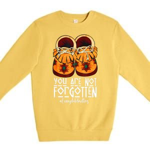 American You Are Not Forgotten Native Gift Premium Crewneck Sweatshirt