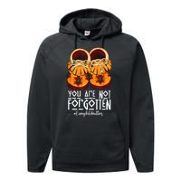 American You Are Not Forgotten Native Gift Performance Fleece Hoodie