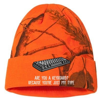 Are You A Keyboard Because You're Just My Type Funny Kati Licensed 12" Camo Beanie