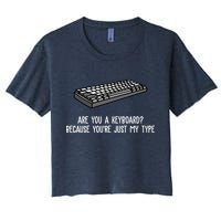 Are You A Keyboard Because You're Just My Type Funny Crop Top