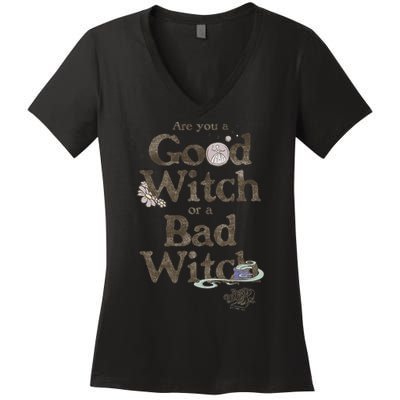 Are You A Good Witch Or Bad Witch Women's V-Neck T-Shirt