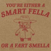 Are You A Smart Fella Or Fart Smella Cotton Canvas Backpack