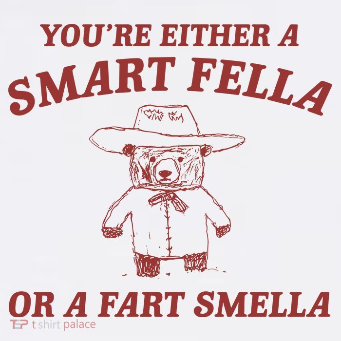 Are You A Smart Fella Or Fart Smella Womens T-Shirt