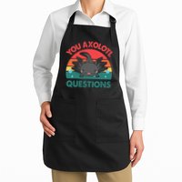 Axolotl- You Axolotl Questions Cute Axolotl Retro Apron