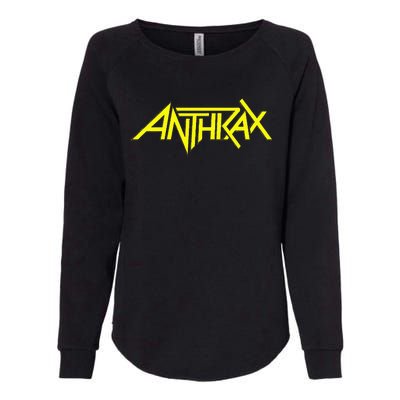 Anthrax Yellow Womens California Wash Sweatshirt