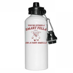 Are You A Smart Fella Or Fart Smella Aluminum Water Bottle