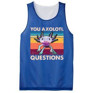 Axolotl You Axolotl Questions You Ask A Lot Of Questions Mesh Reversible Basketball Jersey Tank