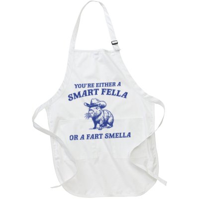 Are You A Smart Fella Or Fart Smella Vintage Style Apron