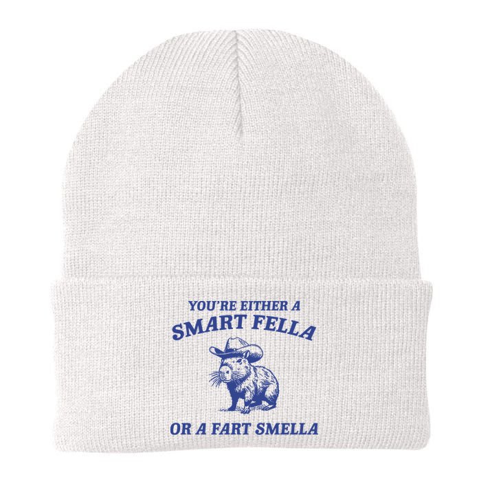 Are You A Smart Fella Or Fart Smella Vintage Style Beanie