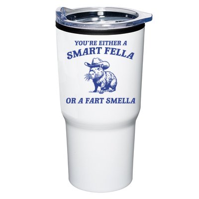 Are You A Smart Fella Or Fart Smella Vintage Style Tumbler