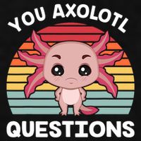 Axolotl - You Axolotl Questions - You Ask A Lot Of Questions Ladies PosiCharge Tri-Blend Wicking Tank