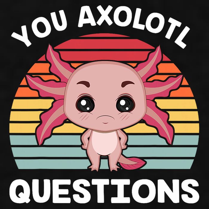 Axolotl - You Axolotl Questions - You Ask A Lot Of Questions Ladies PosiCharge Tri-Blend Wicking Tank