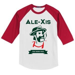 Alexis You Burn First Kids Colorblock Raglan Jersey