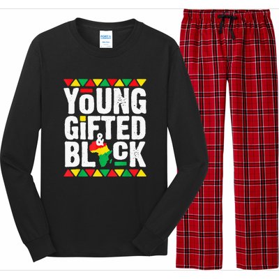 African Young Black Dashiki Pride History Month Long Sleeve Pajama Set