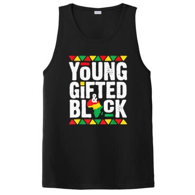 African Young Black Dashiki Pride History Month PosiCharge Competitor Tank