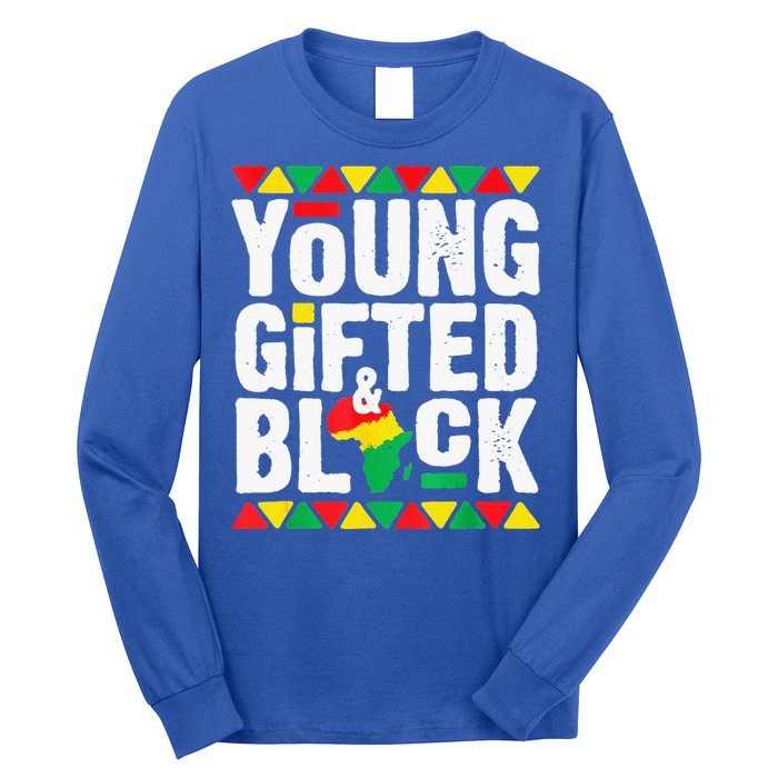 African Young Black Dashiki Pride History Month Long Sleeve Shirt