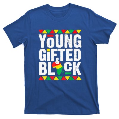 African Young Black Dashiki Pride History Month T-Shirt