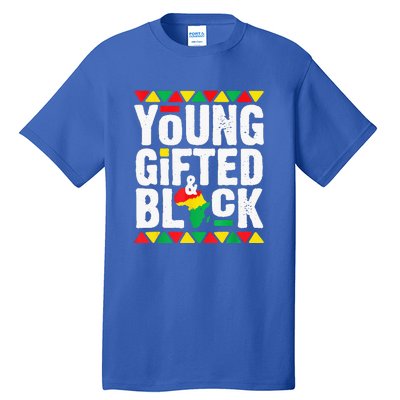 African Young Black Dashiki Pride History Month Tall T-Shirt