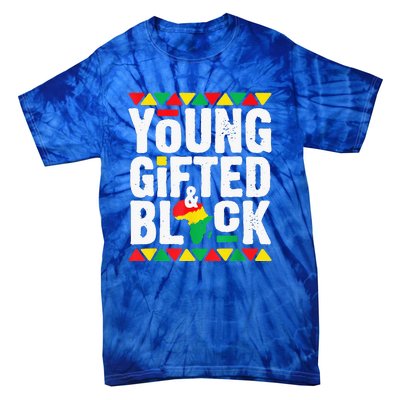 African Young Black Dashiki Pride History Month Tie-Dye T-Shirt