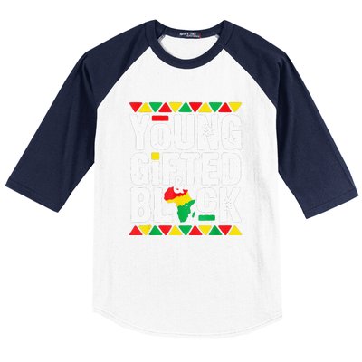 African Young Black Dashiki Pride History Month Baseball Sleeve Shirt