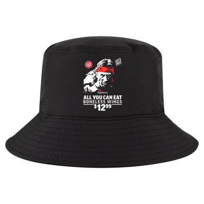 All You Can Eat Boneless Wings Cool Comfort Performance Bucket Hat