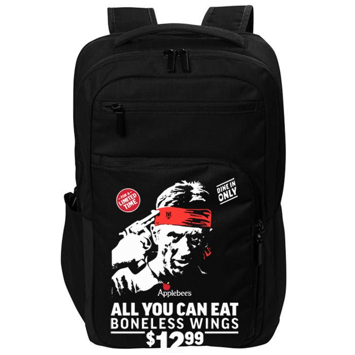 All You Can Eat Boneless Wings Impact Tech Backpack