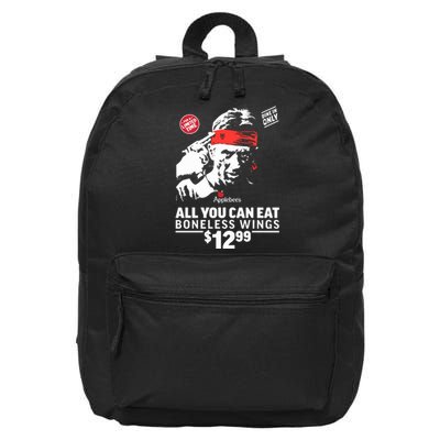 All You Can Eat Boneless Wings 16 in Basic Backpack