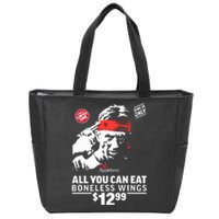 All You Can Eat Boneless Wings Zip Tote Bag