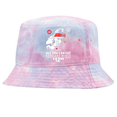 All You Can Eat Boneless Wings Tie-Dyed Bucket Hat