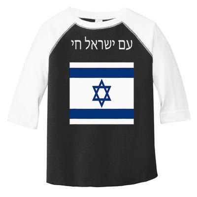 Am Yisrael Chai Hebrew For Israel Lives Toddler Fine Jersey T-Shirt