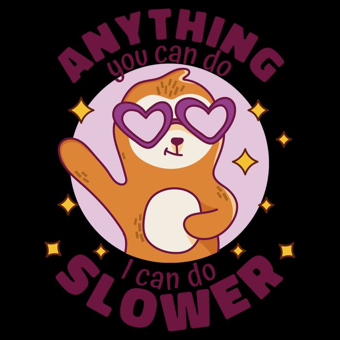 Anything You Can Do I Can Do Slower Sloth 16 in Basic Backpack