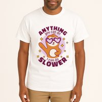 Anything You Can Do I Can Do Slower Sloth Tall T-Shirt