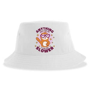 Anything You Can Do I Can Do Slower Sloth Sustainable Bucket Hat