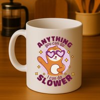 Anything You Can Do I Can Do Slower Sloth Mug