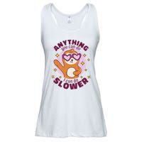 Anything You Can Do I Can Do Slower Sloth Ladies Essential Flowy Tank